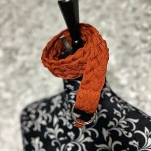 Braided Orange Belt